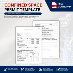 Confined Space Permit Template