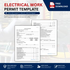 Electrical Work Permit Template