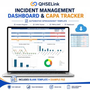 Incident Management Dashboard Excel Template